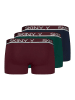 Skiny 3-delige set: boxershorts groen/donkerblauw/bordeaux