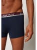Skiny 3er-Set: Boxershorts in Grün/ Dunkelblau/ Bordeaux