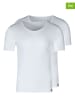 Skiny 2er-Set: Shirts in Weiß