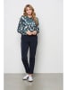&Co Woman Bluse "Lotte" in Schwarz/ Grau/ Türkis