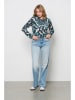 &Co Woman Bluse "Lotte" in Schwarz/ Grau/ Türkis