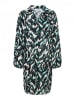 &Co Woman Jurk "Alonsa" grijs/crème/turquoise