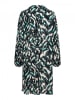 &Co Woman Jurk "Alonsa" grijs/crème/turquoise