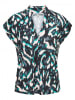 &Co Woman Shirt "Lydia" in Grau/ Creme/ Türkis