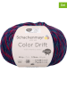 Schachenmayr since 1822 10er-Set: Wollgarne "Color Drift" in Dunkelblau/ Grün/ Rot - 10x 50 g