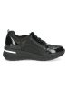 Caprice Leder-Sneakers in Schwarz