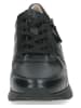 Caprice Leder-Sneakers in Schwarz