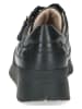 Caprice Leder-Sneakers in Schwarz