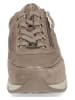 Caprice Leder-Sneakers in Hellbraun