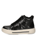Caprice Leder-Sneakers in Schwarz