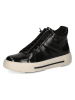 Caprice Leder-Sneakers in Schwarz