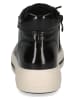 Caprice Leder-Sneakers in Schwarz