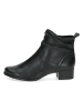 Caprice Leder-Stiefeletten in Schwarz