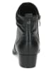 Caprice Leder-Stiefeletten in Schwarz