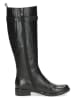 Caprice Leder-Stiefel in Schwarz