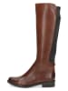 Caprice Leder-Stiefel in Cognac