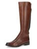 Caprice Leder-Stiefel in Cognac