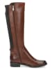 Caprice Leder-Stiefel in Cognac