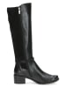Caprice Leder-Stiefel in Schwarz