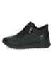 Caprice Leder-Sneakers in Schwarz