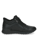 Caprice Leder-Sneakers in Schwarz