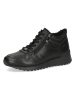Caprice Leder-Sneakers in Schwarz