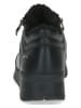 Caprice Leder-Sneakers in Schwarz