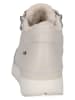 Caprice Leder-Sneakers in Creme