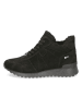 Caprice Leren enkelboots zwart