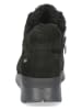 Caprice Leren enkelboots zwart
