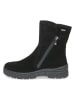 Caprice Leder-Boots in Schwarz