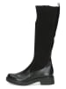 Caprice Leder-Stiefel in Schwarz