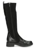 Caprice Leder-Stiefel in Schwarz