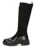 Caprice Leder-Stiefel in Schwarz