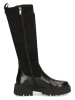 Caprice Leder-Stiefel in Schwarz