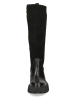 Caprice Leder-Stiefel in Schwarz