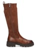 Caprice Leder-Stiefel in Hellbraun