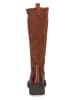 Caprice Leder-Stiefel in Hellbraun