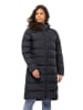 Jack Wolfskin Płaszcz puchowy "Frozen Palace" w kolorze antracytowym