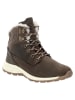 Jack Wolfskin Skórzane botki zimowe "Queenstown City Texapore" w kolorze brązowym