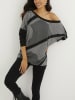Milan Kiss Longsleeve in Schwarz/ Grau