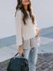 Milan Kiss Pullover in Creme