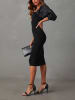 Milan Kiss Kleid in Schwarz