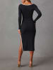 Milan Kiss Jurk zwart/wit