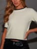 Milan Kiss Pullover in Creme