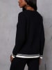 Milan Kiss 2-delige outfit zwart/wit