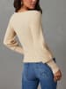 Milan Kiss Pullover in Beige