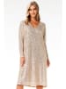 Awama Kleid in Beige