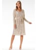 Awama Kleid in Beige