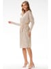 Awama Kleid in Beige